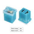 thumbnail image 4 of Uxcell Automotive Cartridge Fuse 48V 20A Female Terminal J Case Box Low Profile Car Truck Blue 5pcs, 4 of 4
