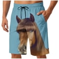 thumbnail image 2 of DIOAZUD Funny Swim Trunks Men Drawstring Waist Swimming Trunks with Pockets Quick Dry 4 Way Stretch Board Shorts for Beach Vacation S-XXXL, 2 of 6