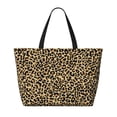 thumbnail image 2 of Fotbe Leopard Print Bolsa de Viaje para Playa - Resistente al Agua, Bolsa Tote de Gran Capacidad y Ligera con 7 Bolsillos para Mujeres y Hombres, 2 of 7