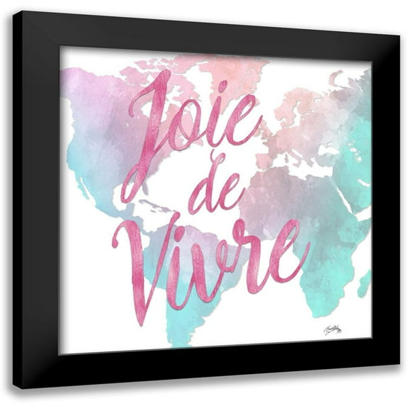 Medley, Elizabeth 12x12 Black Modern Framed Museum Art Print Titled - Joie de Vivre