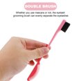 thumbnail image 6 of ULTNICE Multipurpose Dual Heads Eyebrow Eyelash Comb Grooming Tools with Nylon ABS Material Assorted Pieces, 6 of 8