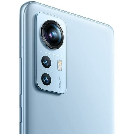 Xiaomi 12 5G + 4G LTE 128GB + 8GB SnapdragonÂ® 8 Gen 1 Global Unlocked 50MP Pro Grade Camera (Not for Verizon Boost At&T Cricket Straight) (Blue)