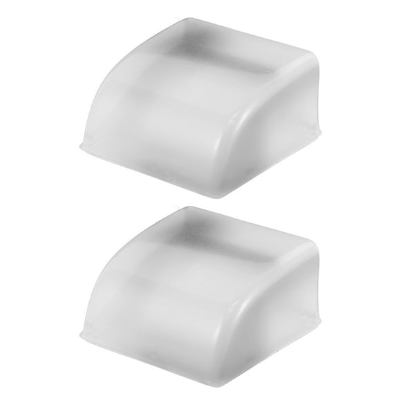 2PCS Doorstop Clear Rubber Door Stopper for Wall Protection Door Buffer Floor Stop for the Home and Office Wall Protector