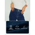 thumbnail image 6 of DOKOTOO Women's Wide Leg Jeans High Waist Elastic Waistband Denim Fashion Stretchy Casual Pants with Straight Leg, 6 of 9