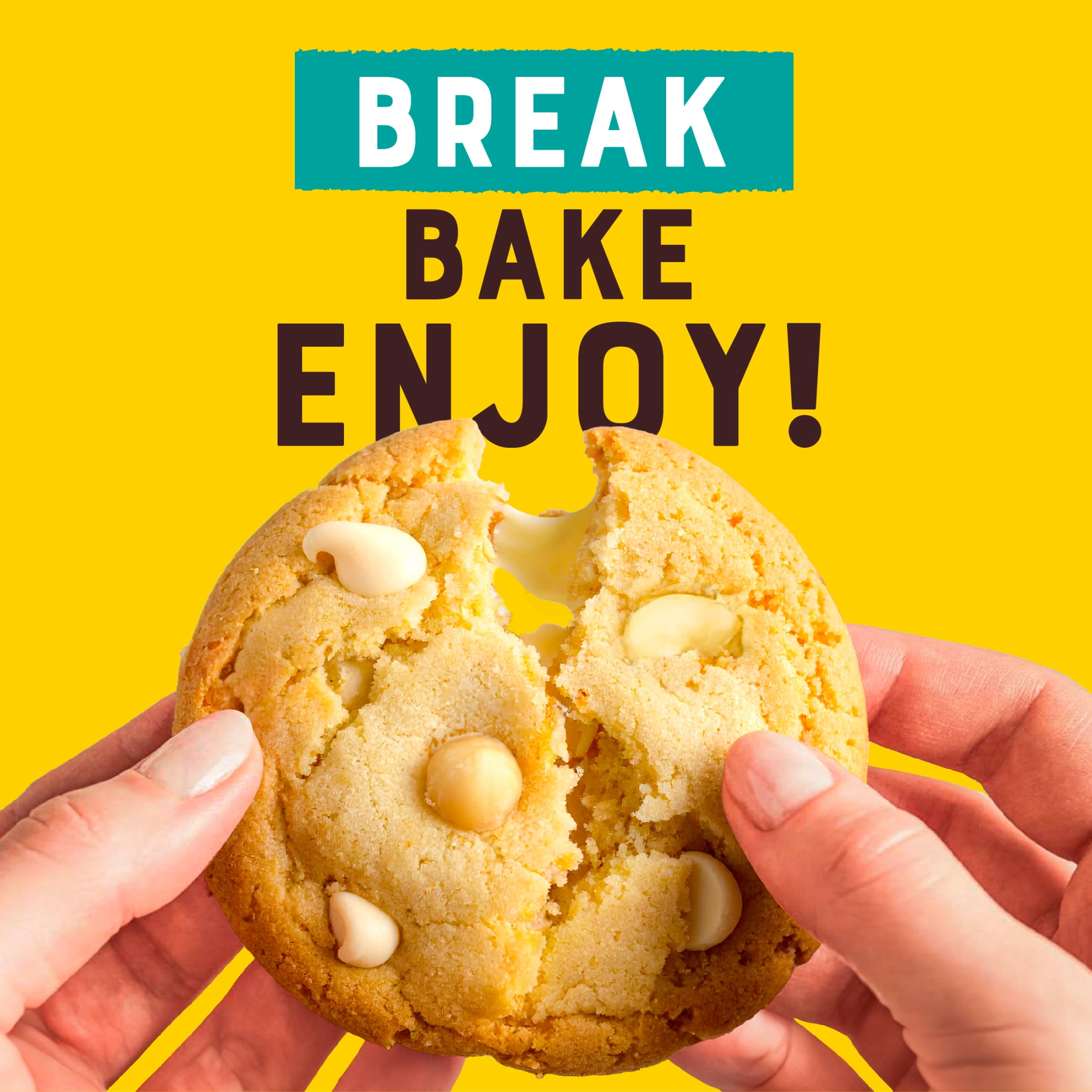 Nestle Toll House White Chip Macadamia Nut Cookie Dough, Makes 24 Cookies, 16 oz