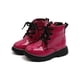 thumbnail image 4 of UKAP - Botas de combate para niños y niñas, botines impermeables, botas de piel sintética con cordones y cremallera, 4 of 6