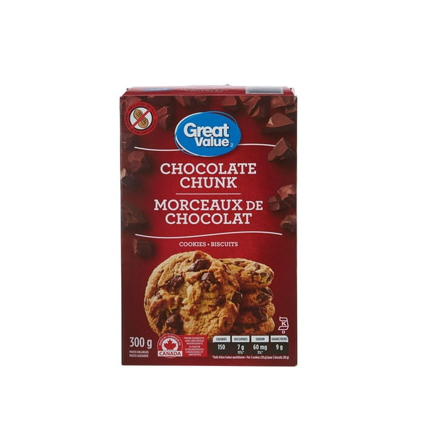 Great Value Chocolate Chunk Cookies, 300 g