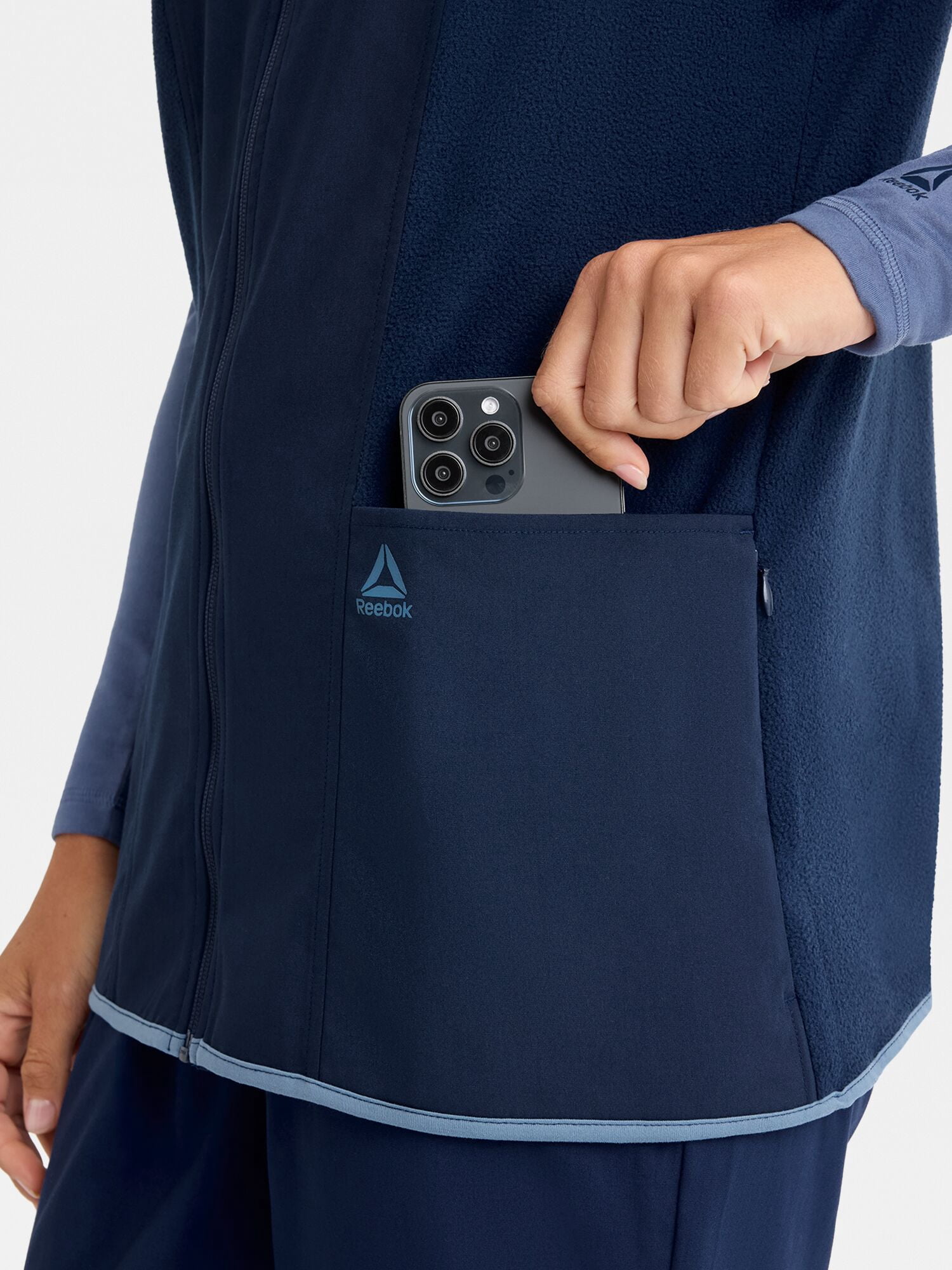 Reebok Women’s Tech Comfort Scrub Vest with 6 Pockets, Sizes S–3XL