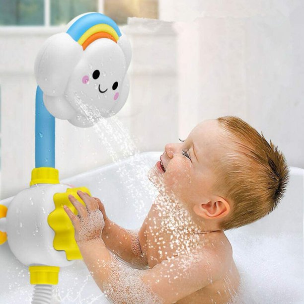Baby Bath Toy, Cloud Bathtub Shower Toy Water Spray Head Game Bathing