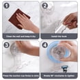 thumbnail image 5 of Aovky Razor Holder for Shower 2 Pack, Suction Cup Shower Razor Holder for Wall, Removable & Reusable Shower Hooks for Bathroom Damage-Free Shaver Holder for Shower Wall for Razor, Towel, Loofah, Clea, 5 of 8