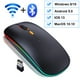 thumbnail image 1 of Ratón inalámbrico recargable, ratón Bluetooth para ordenador, ratón Usb ergonómico, ratón silencioso con luz de fondo, ratón RGB para ordenador portátil, PC, ipad Tan Jianjun unisex, 1 of 2
