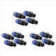 thumbnail image 1 of Enchufe de Altavoz Twist Lock Enchufe de Altavoz de 4 Compatible con Speakon NL4FC, NL4FX, NLT4X, NL2FC - 12 PACK, 1 of 5