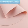 thumbnail image 3 of SHIQI-Silicone Placemats, Non Slip Placemats for Dining Table Set of 6, Waterproof Table Mats Easy to Clean Heat-Resistant Silicone Mat for Kitchen Countertop, Dining Room, Pink, 3 of 4