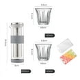 thumbnail image 4 of Ice Drip Coffee Pot Silicone Base Coffee Cold Extraction Pot For Kitchen Bar Cold Brew Coffee Maker Juice Tea Filter Glass Pot, 4 of 10