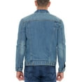 thumbnail image 6 of Men's Denim Jackets Trucker Jacket For Men Classic Denim Outwear, 6 of 6