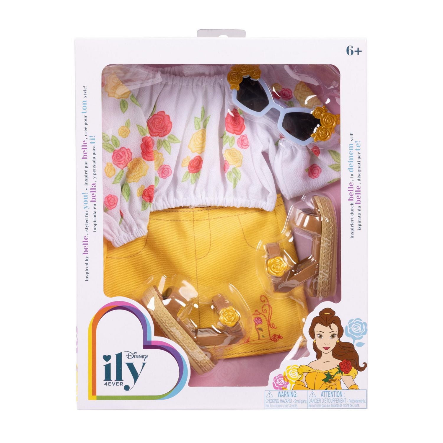 Ensemble de vêtements mode de la collection ily 4EVER de Disney – Inspiré par Belle Ensemble de vêtements mode inspiré par Belle
