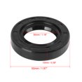thumbnail image 2 of 30mm x 50mm x 10mm Rubber Black Double Lip TC Oil Shaft Seal for Car Automobile, 2 of 5