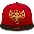 thumbnail image 2 of Men's New Era Red/Black Murci-lagos de Louisville Copa De La Diversion 59FIFTY Fitted Hat, 2 of 6
