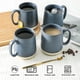 thumbnail image 2 of Juego de tazas de café Hasense Ceramic de 450 ml con asas, color azul oscuro, 2 of 3
