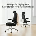 thumbnail image 6 of SIHOO M59AS Ergonomic Office Chair, High Back Mesh Office Chairs with 3D Flip Armrests and Headrest for Adults, Black, 300lb, 6 of 9
