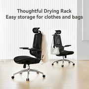 SIHOO M59AS Ergonomic Office Chair, High Back Mesh Office Chairs with 3D Flip Armrests and Headrest for Adults, Black, 300lb