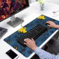 thumbnail image 2 of Long Mouse Pads for Desk,Halloween Moonlit Scene Pattern Desk Mats on Top Of Desks, Desk Mouse Pad Extra Large with 3mm Non-Slip Base and Stitched Edge for Gaming,Office,Work,Home 31.5x15.7in, 2 of 5