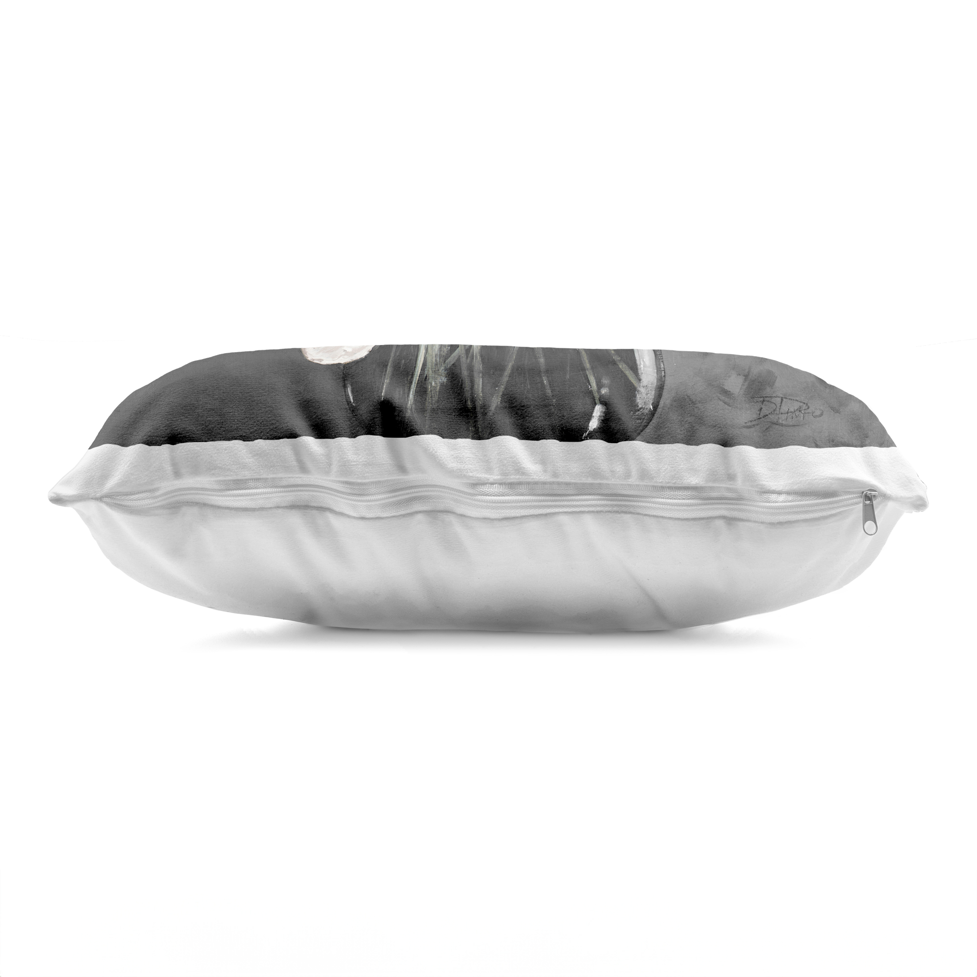 Stupell Industries Dark Clear Vase Flowers Decorative Printed Throw Pillow, design by Patricia Pinto