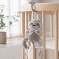 thumbnail image 4 of Kiddiway Baby Hanging Teether Toy with Soothing - Cute Plushies & Plush Figurine, Baby Car Toys & Stroller Toys, BPA-Free Teether, Sensory Play, Crib Stroller Attachable, Newborn,c, 4 of 6