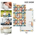 thumbnail image 6 of Yayeee 100% Cotton Hand Towels for Bathroom 16" x 28" Soft Absorbent Kitchen Towel, Yellow Checkered Daisy, 6 of 7
