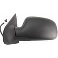 thumbnail image 2 of Debrroce 1pc Left Driver Side Textured Black Power Non-Heated Operate Manual Folding Exterior Door Rear View Mirror Textured for Jeep for Grand Cherokee Overland 02-04 & Laredo/Limited 99-04, 2 of 6