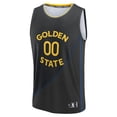 thumbnail image 2 of Men's Fanatics Jonathan Kuminga Black Golden State Warriors Fast Break Replica Player Jersey - Statement Edition, 2 of 3