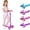 Purple, variant on BELEEV Scooters for Kids, 3 Wheel Kick Scooter for Toddlers, 4 Adjustable Height, Lean to Steer, Light up Wheels, Extra-Wide Board for Ages 3-14, Pink+Purple