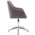 thumbnail image 3 of vidaXL Swivel Dining Chairs 2 pcs Taupe Fabric, 3 of 5