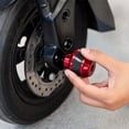 thumbnail image 4 of 2Pcs Colorful Carbon‑Fiber Style Front fork Crash Pads, Aluminum Shock‑Absorbing Protector for Motorcycle Scooter Anti‑Fall Collision Protection Accessory, 4 of 6
