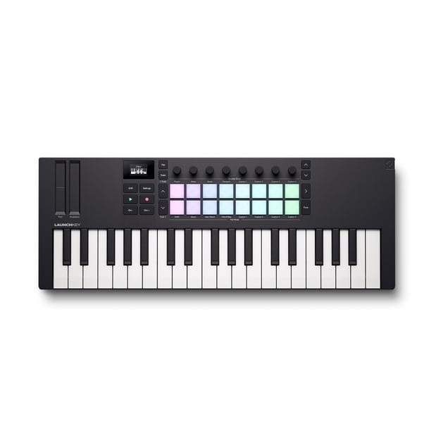 Teclado Controlador MIDI Portátil NOVATION Launchkey Mini MK4 37 negro