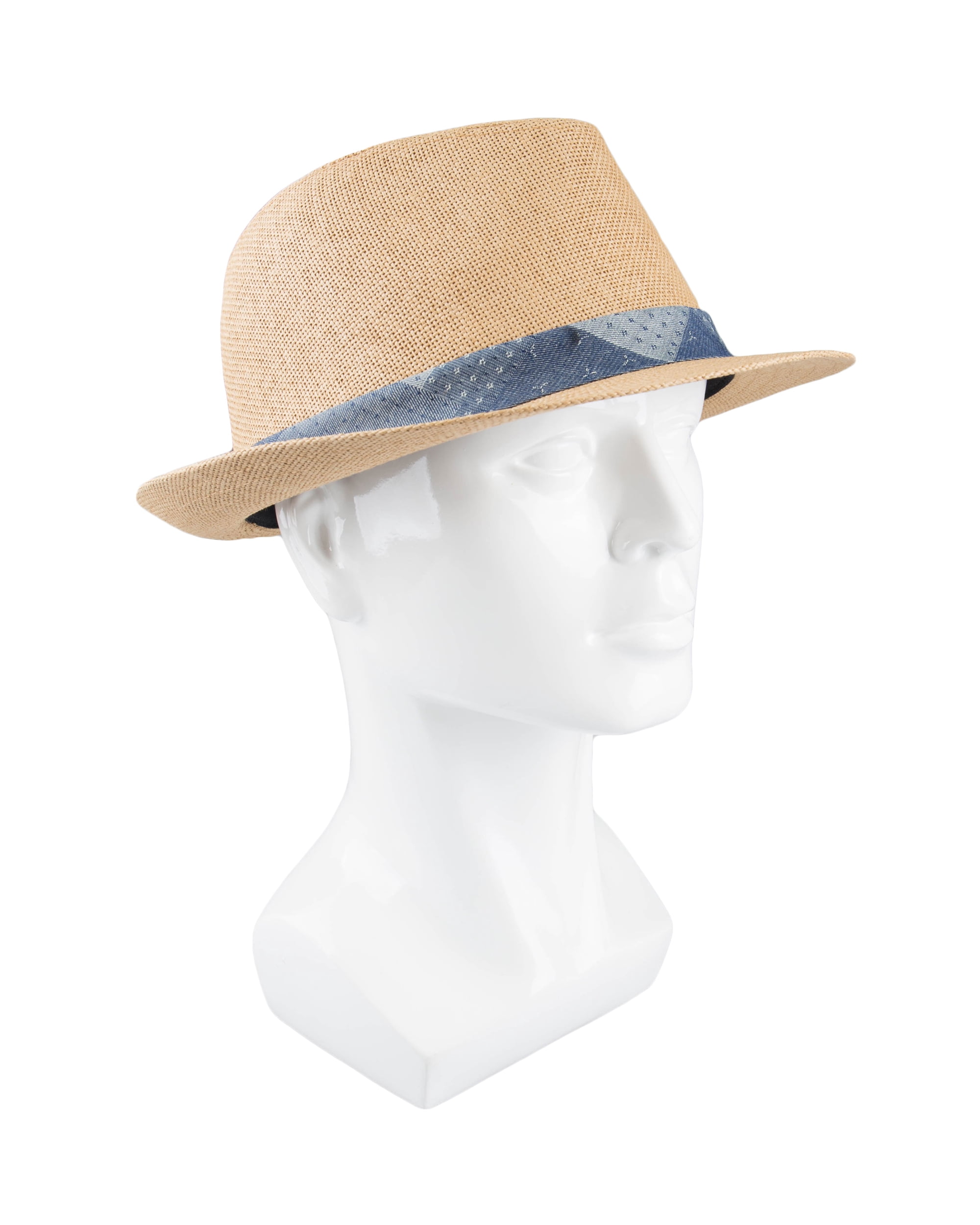 Levi's Men's Fedora Hat with Patchwork Band