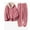 Pink, variant on Posijego Sherpa Fleece Pajama Set for Women 2 Pieces Pullover Fuzzy Sweatshirts Winter Fleece Pants Lounge Sets