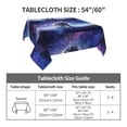thumbnail image 7 of Wukai Astronauts Start Running Waterproof Tablecloth for Kitchen Dining, Fits Square Tables for 2-4 Seats -54"x54", 7 of 7
