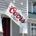 thumbnail image 4 of Yanbooch Coors Light Beer Flag banner with Grommets Man cave Decor 3x5Feet, 4 of 5