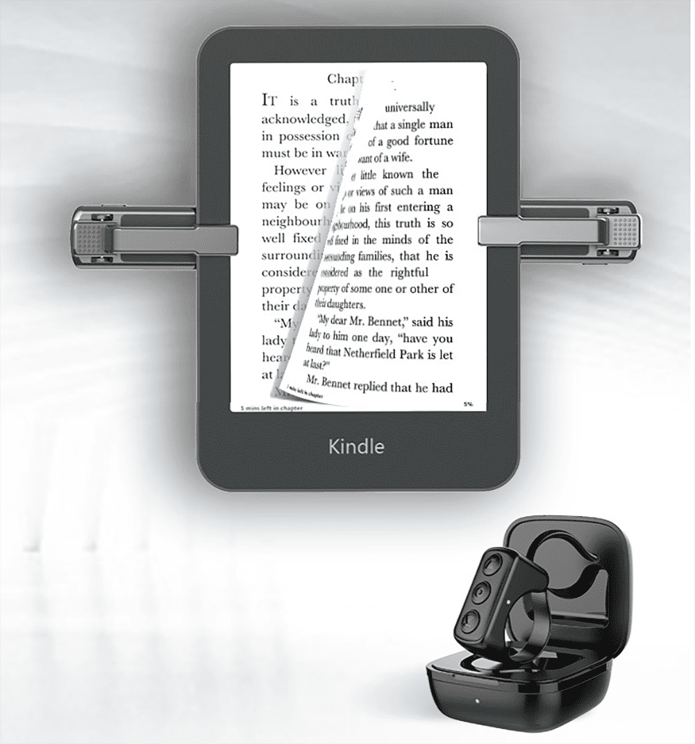 Kindle Hands Free Page Turner Device Review BEST THING for KINDLE