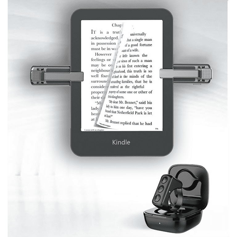 KINDLE Page Turner Physical Remote Control Long-distance Clicker Turn Book  Like Turn Page Reading Artifact Rechargeable