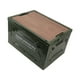 thumbnail image 4 of Caja de almacenamiento plegable para acampada con tapa de madera, contenedor de almacenamiento plegable con ruedas para coche, Camping, Picnic, OD verde, 4 of 14