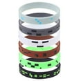 thumbnail image 2 of video game game craft silicone bracelet, 2 of 7