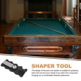 thumbnail image 2 of jojofuny 1Pcs Black Rectangular Billiard Pool Tip Tool With Suffer Shaper Aerator For Beginners, 2 of 8