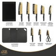 thumbnail image 3 of Thyme & Table 20-Piece Knife Set - Black, 3 of 10