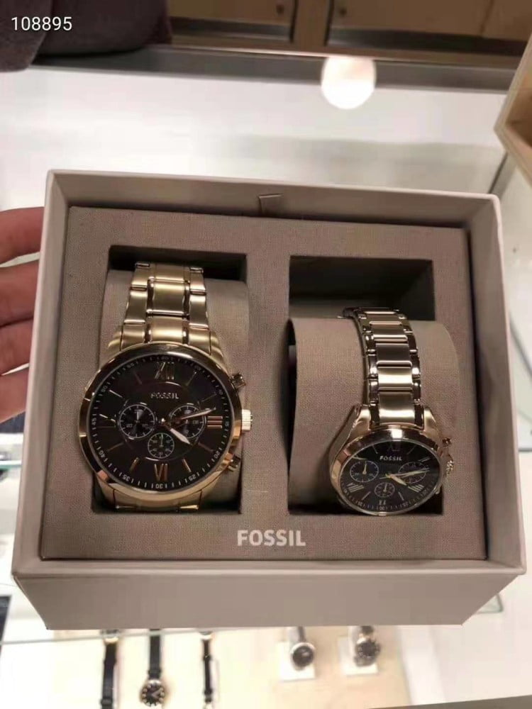 Fossil BQ2400SET Gold Tone Grant 