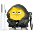 thumbnail image 1 of Funda para AirPods 4 AIOPTO de silicona 3D tipo caricatura con kit de limpieza, 1 of 9