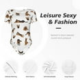 thumbnail image 4 of Balery German Shepherd Dog Body de cuello redondo de manga corta para mujer Tops de manga corta Tops básicos-X-Large, 4 of 7