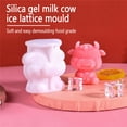 thumbnail image 6 of YiBai White Cow Coffee Milk Tea Ice Molds With The Same Drink Ice Tray, 6 of 8