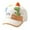 White, variant on REDARER Kids 3D Dinosaur Baseball Cap, Cotton Sun Hat & Interactive Pocket Design,2-8 Years